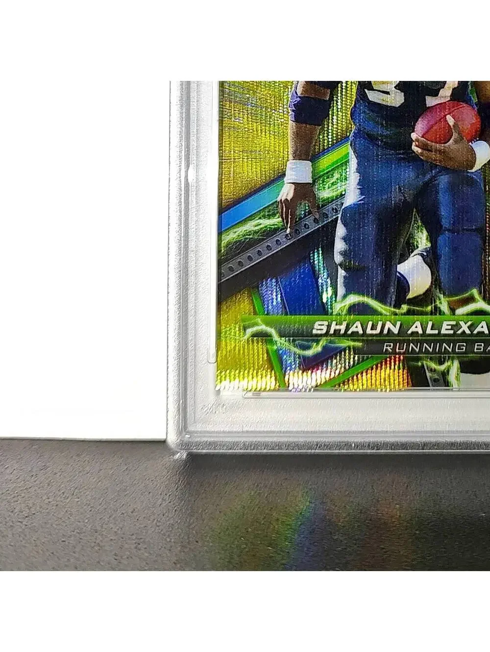 Shaun Alexander 2023 Topps Resurgence 071/200 #83 Yellow Surge PSA 9 Mint